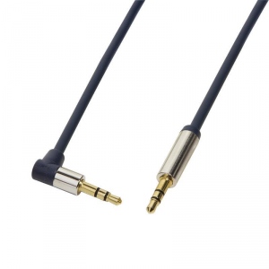 LOGILINK - Audio Cable 3.5 Stereo M/M 90Â° angled