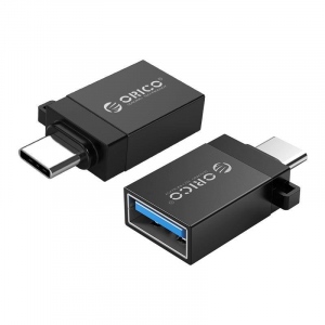 Adaptor OTG Orico CBT-UT01 USB 3.0 Type-C male â Type-A female negru