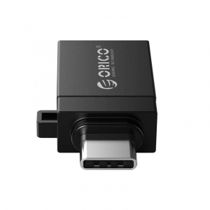 Adaptor OTG Orico CBT-UT01 USB 3.0 Type-C male Ã¢Â€Â“ Type-A female negru