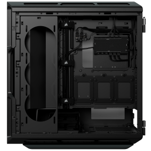 5000T RGB Tempered Glass Mid-Tower ATX PC Case - Negru