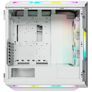 5000T RGB Tempered Glass Mid-Tower ATX PC Case - Alb