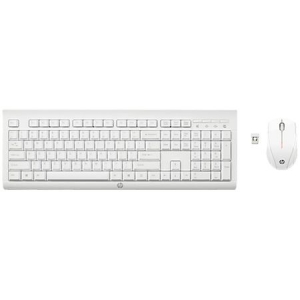 Kit Tastatura + Mouse Wireless HP C2710 White