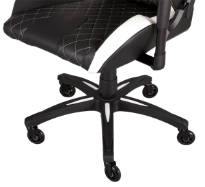 Scaun Corsair Gaming T1 RACE 2018, High Back Desk & Office Chair, Negru/Alb
