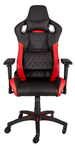 Scaun Corsair Gaming T1 RACE 2018, High Back Desk & Office Chair, Negru/Roșu