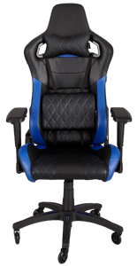 Scaun Corsair Gaming T1 RACE 2018, High Back Desk & Office Chair, Negru/Albastru