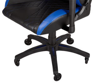 Scaun Corsair Gaming T1 RACE 2018, High Back Desk & Office Chair, Negru/Albastru