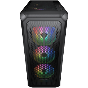 Cougar | Archon 2 Mesh RGB Black | 385CC50.0001 | Case | Mini tower / 3 ARGB fans / TG transparent side window / Black