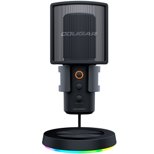 Cougar | Screamer-X | 3H500MK3B.0001 | Microphone| 3 Omni-Dimesion Mic / Noise Reduction / Pop Filter / RGB Base