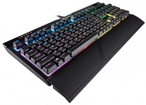Tastatura Cu Fir Corsair STRAFE RGB MK.2 Mechanical Gaming Keyboard - Cherry MX Silent, NA, Iluminata, Led Multicolor, Neagra