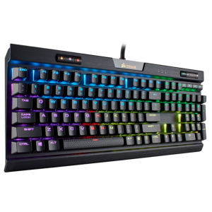 Tastatura Cu Fir Corsair K70 RGB MK.2, CHERRY MX Silent, Iluminata, Led Multicolor, Neagra