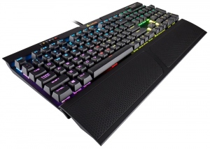 Tastatura Cu Fir Corsair MK.2 Mechanical Gaming Cherry MX Speed, NA, Iluminata, Led Multicolor, Neagra