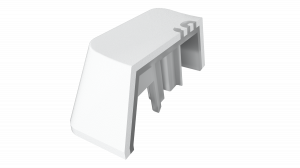 PBT DOUBLE-SHOT PRO Keycap Mod Kit, Arctic White