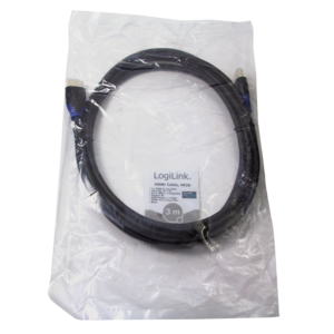 LOGILINK - Cable HDMI High Speed with Ethernet, 4K2K/60Hz, 3m
