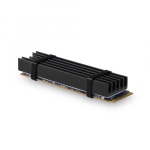Cooler pasiv SSD M2 format 2280, Axagon CLR-M2L10, Aluminiu, pad termic inclus, inaltime 10 mm