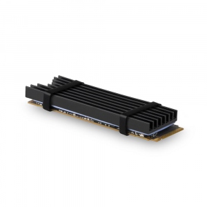 Cooler pasiv SSD M.2 pentru SSD format 2280, Axagon CLR-M2L6, aluminiu, Pad termic inclus, inaltime 6 mm