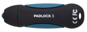 Flash Padlock3, 128GB, criptare hardware AES-256bit, shock resistant, USB 3.0