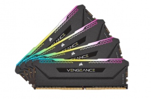 Kit de Memorie Corsair Vengeance RGB Pro SL 128GB, DDR4, 3200MHz, CL16, 4x32GB, 1.35V