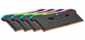Kit de Memorie Corsair Vengeance RGB Pro SL 32GB, DDR4, 3200MHz, CL16, 4x8GB, 1.35V
