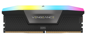 Vengeance RGB 32GB, DDR5, 5200MHz, CL40, 2x16GB, 1.25V, Negru