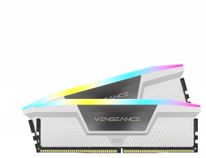 Vengeance RGB 32GB, DDR5, 5200MHz, CL40, 2x16GB, 1.25V, Alb