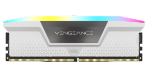 Vengeance RGB 32GB, DDR5, 5200MHz, CL40, 2x16GB, 1.25V, Alb