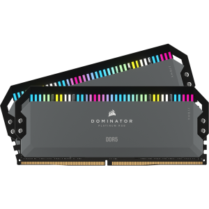 Dominator Platinum RGB 32GB, DDR5, 5600 MT/s, CL36, 2x16GB, 1.25V, Negru
