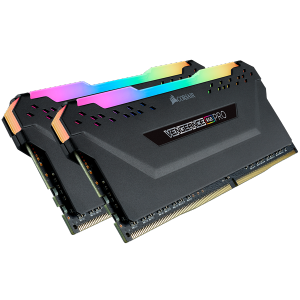 Kit Memorie Corsair VENGEANCE RGB PRO, 32GB (2 x 16GB), DDR4, 3000MHz, C15, Negru