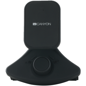 Canyon Car Holder for Smartphones,magnetic suction function ,with 2 plates(rectangle/circle), black ,91*84*48mm 0.070kg