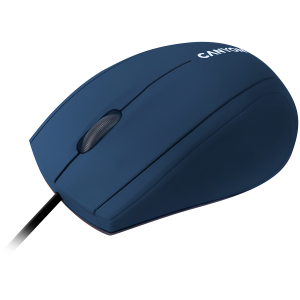 Wired Optical Mouse with 3 keys, DPI 1000  With 1.5M USB cable,Blue,size72*108*40mm  weight:0.077kg