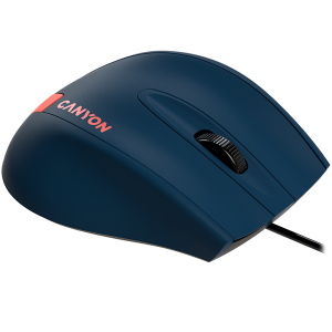 Wired Optical Mouse with 3 keys, DPI 1000 With 1.5M USB cable,Blue-Red,size 68*110*38mm,weight:0.072kg