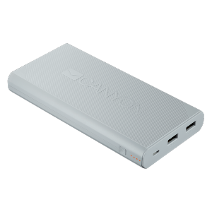 CANYON Power bank 16000mAh built-in Lithium-ion battery, max output 5V2.4A, input 5V2A. White