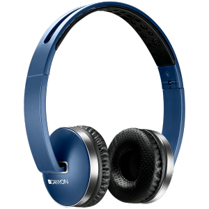 Wireless Foldable Headset, Bluetooth 4.2, Blue
