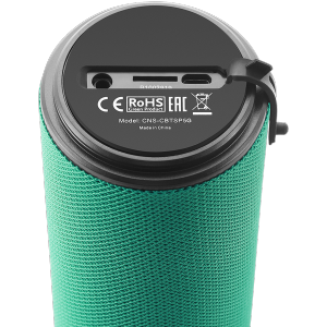 Boxe Canyon Bluetooth BT V5.0, Jieli AC6925B, Built in microphone, TF card support, 3.5mm AUX, micro-USB port, 1200mAh polymer battery, Green, cable length 0.5m, 65*65*165mm, 0.326kg