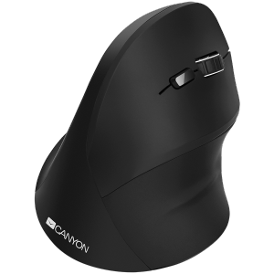 Mouse Wireless Canyon Vertical, Optical, Black