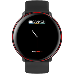 SmartWatch Canyon Marzipan Touchscreen IP68 waterproof, Black