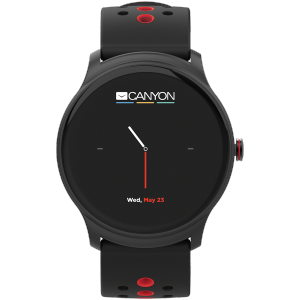 SmartWatch Canyon Oregano Full touchscreen IP68 Waterproof, Black