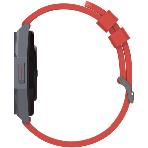 CANYON Otto SW-86, Smart watch Realtek 8762DK LCD 1.3-- LTPS 360X360px, G+F 1+gesture 192KB Li-ion polymer battery 3.7v 280mAh,Gun aluminum alloy case middle frame+plastic bottom case+Warm red silicone strap+gun strap buckle. host:45.4*42.4*9.6mmÂ St