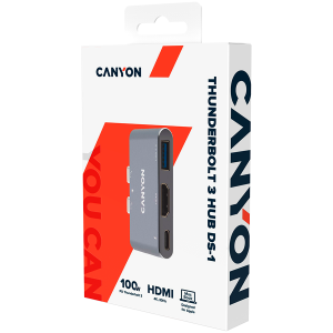 CANYON hub DS-1 3in1 Thunderbolt 3 Space Grey
