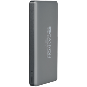 Power bank 15000mAh, bulit in Lithium Polymer Battery, with smart IC, Dark Gray. Input: 5V/2A, output: 5V/2.4A(MAX)