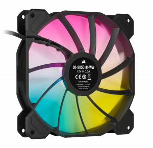 SP140 RGB ELITE Performance 140mm PWM Dual Fan Kit with Lighting Node CORE