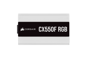 Sursa Corsair CX-F Series, CX550F, 550W, 80 PLUS Bronze, White RGB