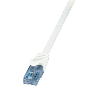 LOGILINK - Patch Cable Cat.6A 10GE Home U/UTP EconLine white 0,50m