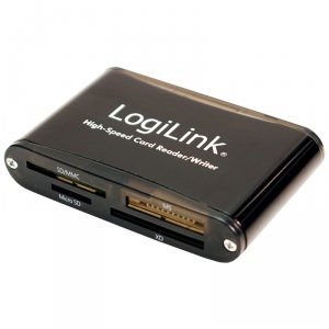 Card Reader Logilink USB 2.0  56-in-1, Black