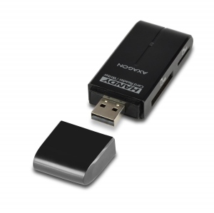Card Reader Axagon External HANDY 4-slot SD/MicroSD/MS/M2, Black