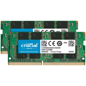 Crucial 16GB Kit (2x8GB) DDR4-3200 SODIMM CL22 (8Gbit/16Gbit), EAN: 649528903532
