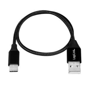 LOGILINK - USB 2.0 cable USB-A male to USB-C male, 1m