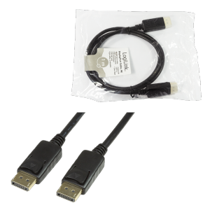 LOGILINK - DisplayPort 1.2 connection cable, 4K2K / 60 Hz, 1m