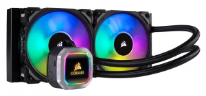 Corsair Hydro Series H100i RGB PLATINUM CPU Cooler, 280mm x 120mm x 30mm