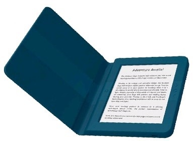 E-Book MultiReader Bookeen Saga 6 Inch 8GB Albastru