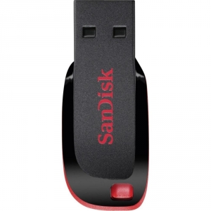 Memorie USB Sandisk Cruzer Blade 128GB USB 2.0 Negru/Rosu